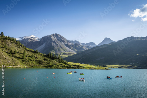 Obraz na płótnie Tignes le lac