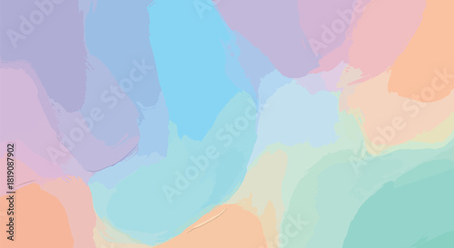 Soft Pastel Gradient Background with Blended Smooth Fluid Colors	