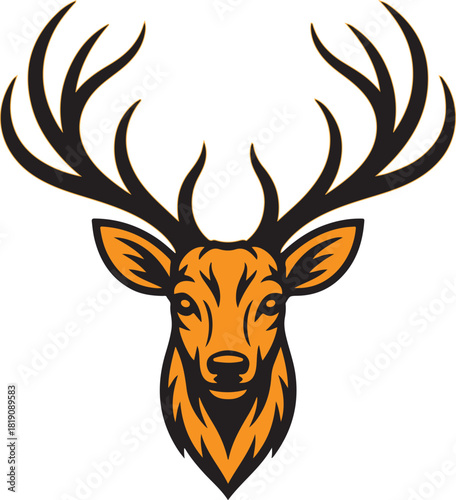 deer head vector