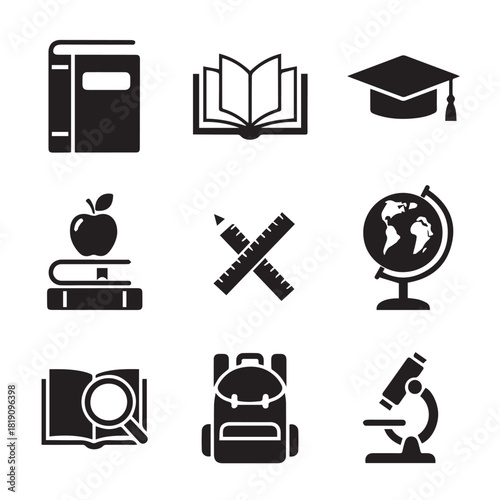 education icon set
