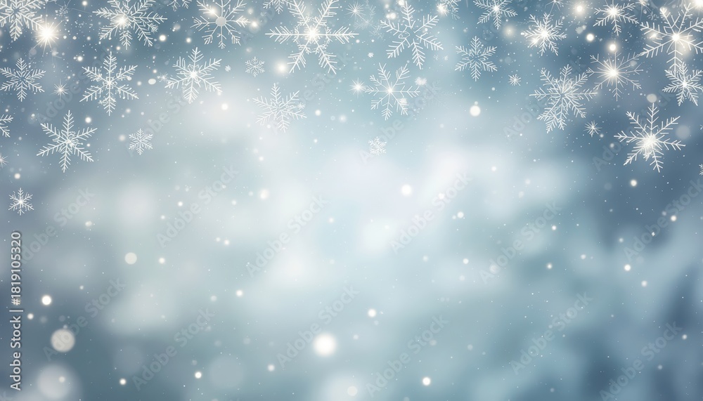 Fototapeta premium Winter wonderland snowfall outdoor scene high-quality image tranquil environment aesthetic viewpoint serene concept for seasonal inspiration