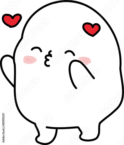 말랑콩떡은 직접 창작된 캐릭터로 다양한 곳에 디자인이 가능합니다.