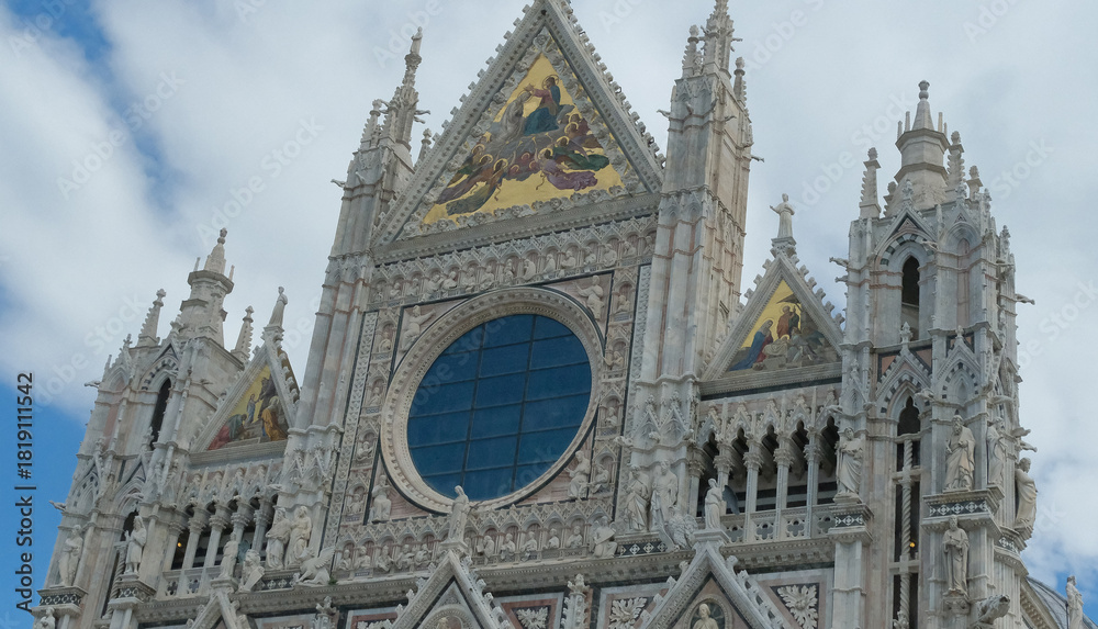 Obraz premium Il Duomo di Siena in Toscana, Italia.