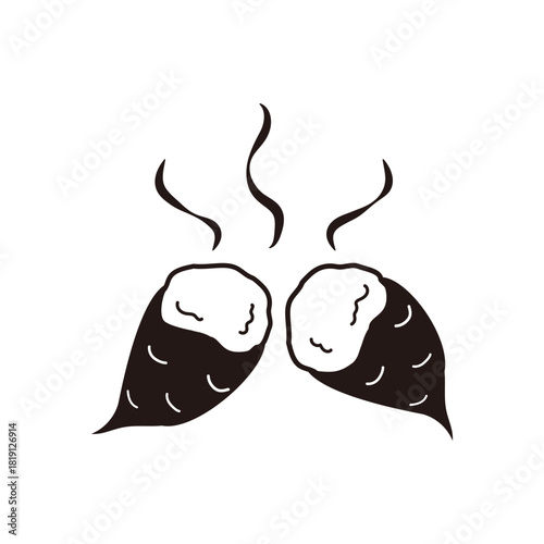 焼き芋のアイコン