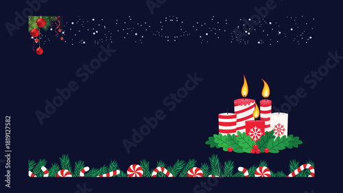 christmas, holiday, decoration, stocking, xmas, sock, celebration, vector, illustration, santa, winter, tree, card, year, present, design, snowflake, new year, merry, new, season, bell, ornament