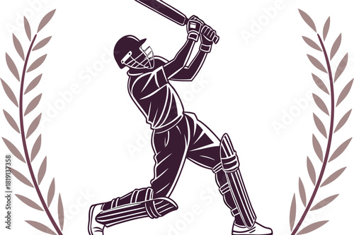 Vector illustration of a man holding a sword