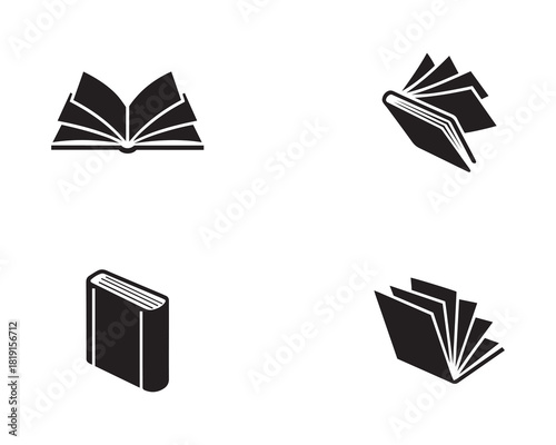 set of book icons
