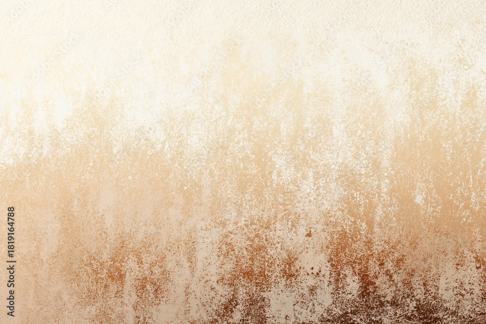 Fototapeta premium Rustic textured surface in warm earthy tones fading from light cream to rich brown