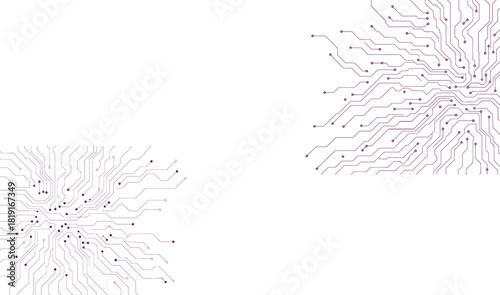 Circuit board background for tech layouts
