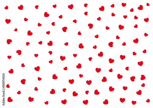 heart design creative on white background illustration vector