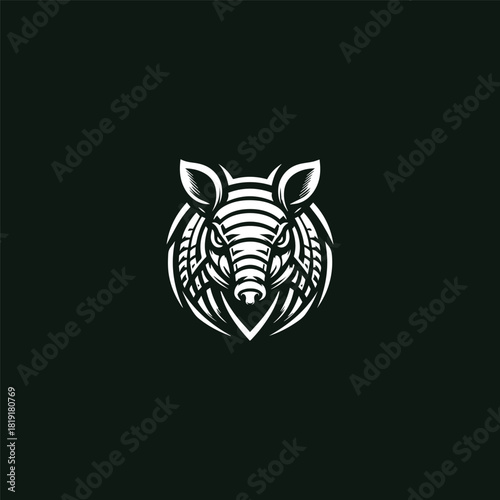 Fierce Pangolin Head Logo
