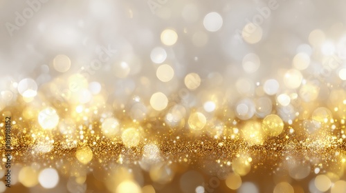 abstract golden and white background with festive bokeh and glitter soft blurred backdrop for festive celebrations christmas new year vibes with luxury gold shimmer and sparkling textures 2026