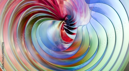 Fototapeta Naklejka Na Ścianę i Meble -  カラフルな波紋の背景