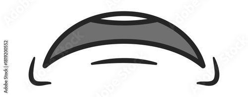 Scared mouth cute facial expression