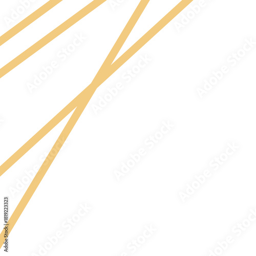 Golden Corner Line Accent