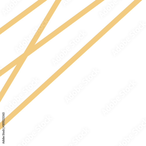 Golden Corner Line Accent