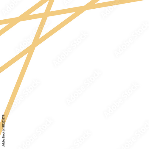 Golden Corner Line Accent