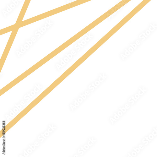 Golden Corner Line Accent