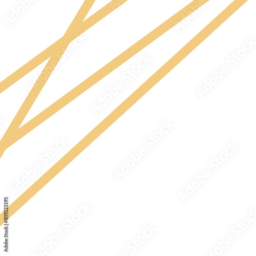 Golden Corner Line Accent