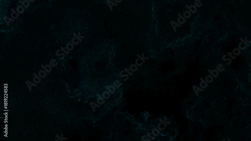 Abstract Ultra-Dark Deep Teal Smoke Texture with Black Background with Cyan Plasma Veins for Sci-Fi, Futuristic & Cinematic Design