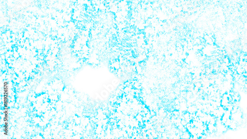 Abstract Bright Aqua Blue Grunge Texture With High-Key Cyan Watercolor Background with Frosty Ice & Chalk Effects for Clean Summer & Wintry Design