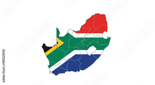 South Africa's Flag A Colorful Depiction of the Nation's Political Geography