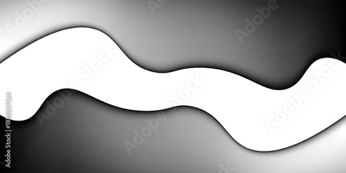 Abstract black brushstroke on white background. Dynamic brushstroke design. Artistic brushstroke with bold, flowing lines. Minimalist brushstroke art. Creative doodle illustration.