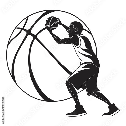basketball player silhouette