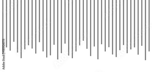 たくさんのガーンを表す上から垂れている線のイラスト