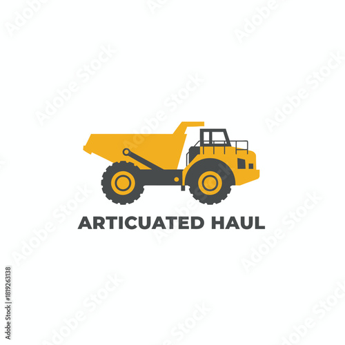 Heavy Duty Articulated Haul Truck Logo