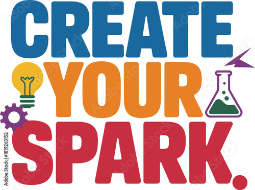 Inspire creativity with vibrant design to create your own spark for success today