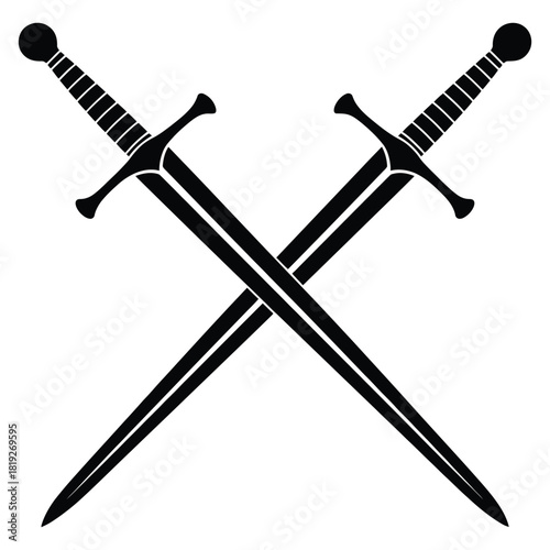 two crossed swords