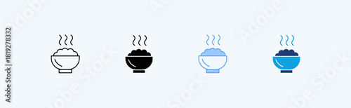 Food Multiple Icon Illustration Vector