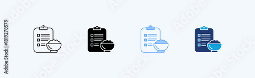 Planning Multiple Icon Illustration Vector