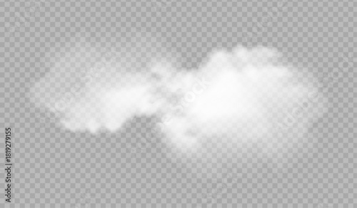 Realistic Ground Fog Overlay with Soft Diffusion PNG overlay