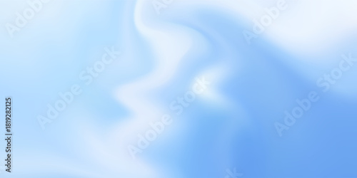 Winter Blue Gradient Background. Christmas blue white snowy landscape bg. Fluid wave soft transitions. vector eps10