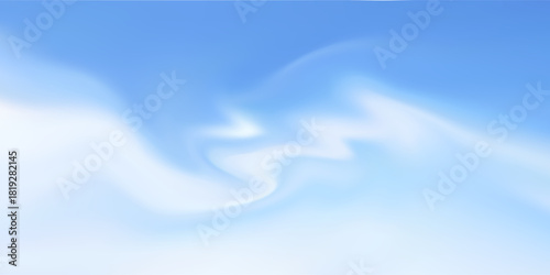 Winter Blue Gradient Background. Christmas blue white snowy landscape bg. Fluid wave soft transitions. vector eps10
