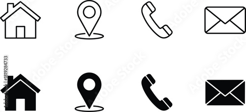 Vector collection of editable stroke line icons for clinical medicine, patient care, diagnostic tools, hospital, and emergency service symbols.