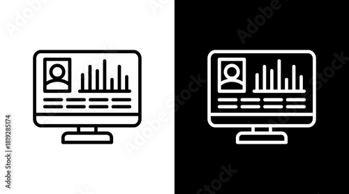 Patient Dashboard  White Icon Set Design