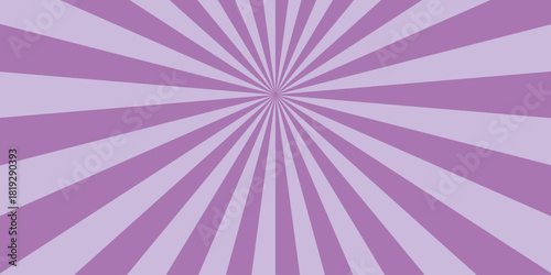 Abstract vibrant, radial sunburst background with alternating bright porple and gray-red ray. Symmetrical pattern with dynamic energy and motion.. Promotional Banner or Cool Digital Design Element.