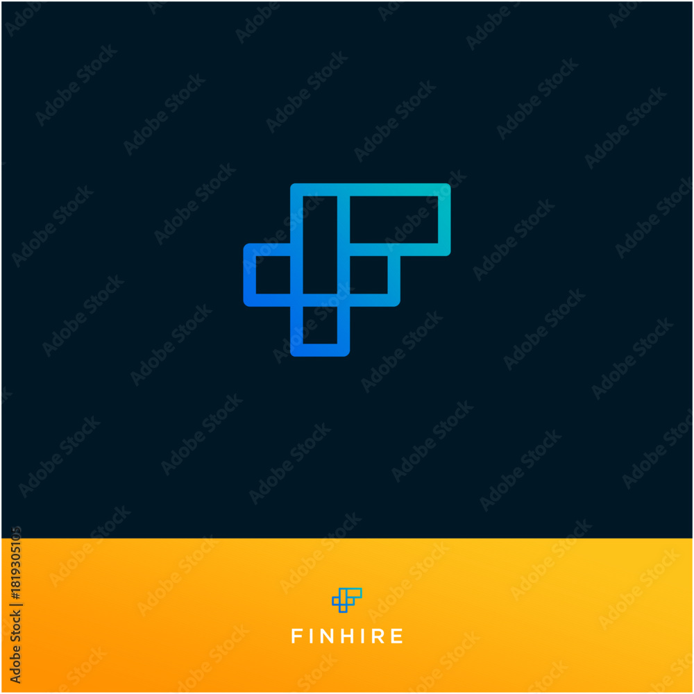 Fototapeta premium modern logo design