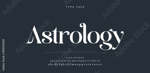 Elegant logo modern luxury alphabet font.  Typography elegant style alphabet fonts for beauty shop, decoration, business, boutique, fashion, brand, wedding, vintage design. vector illustration