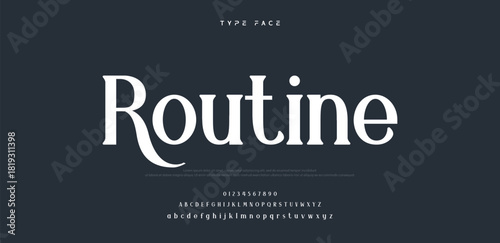 Elegant logo modern luxury alphabet font.  Typography elegant style alphabet fonts for beauty shop, decoration, business, boutique, fashion, brand, wedding, vintage design. vector illustration