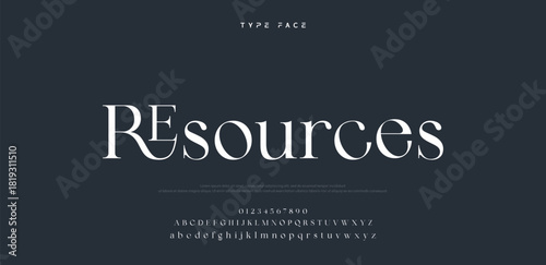 Elegant logo modern luxury alphabet font.  Typography elegant style alphabet fonts for beauty shop, decoration, business, boutique, fashion, brand, wedding, vintage design. vector illustration