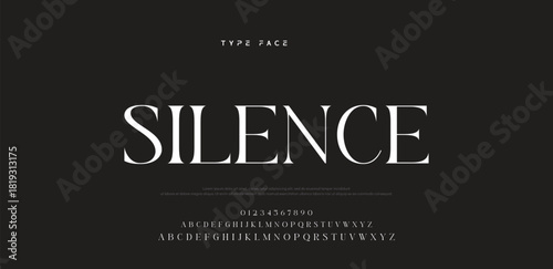 Elegant logo modern luxury alphabet font.  Typography elegant style alphabet fonts for beauty shop, decoration, business, boutique, fashion, brand, wedding, vintage design. vector illustration