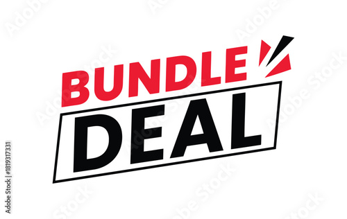 A bold red and black 