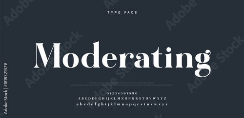 Elegant logo modern luxury alphabet font.  Typography elegant style alphabet fonts for beauty shop, decoration, business, boutique, fashion, brand, wedding, vintage design. vector illustration