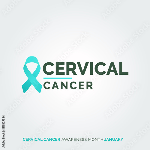 Courageous Hearts Cervical Cancer Awareness Posters with Vector Background