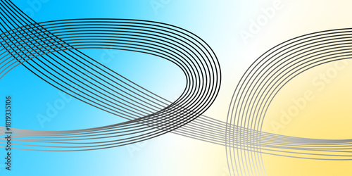 Abstract gradient background with lines. Modern abstract wave line patterns for presentations, websites, and branding that demands attention. Technology abstract lines on gradient background.