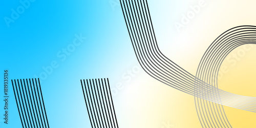 Abstract gradient background with lines. Modern abstract wave line patterns for presentations, websites, and branding that demands attention. Technology abstract lines on gradient background.
